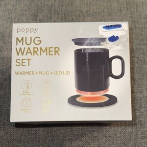 Poppy Mug Warmer Set with LED Lid